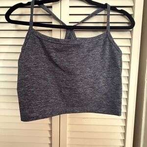 Aerie “The Hugger” Heather Blue Activewear Top
